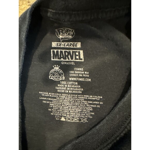 Marvel Shirt Men's 3XL Black Secret Wars Funko Pop Tee Graphic Tee Short Sleeve - Picture 5 of 5